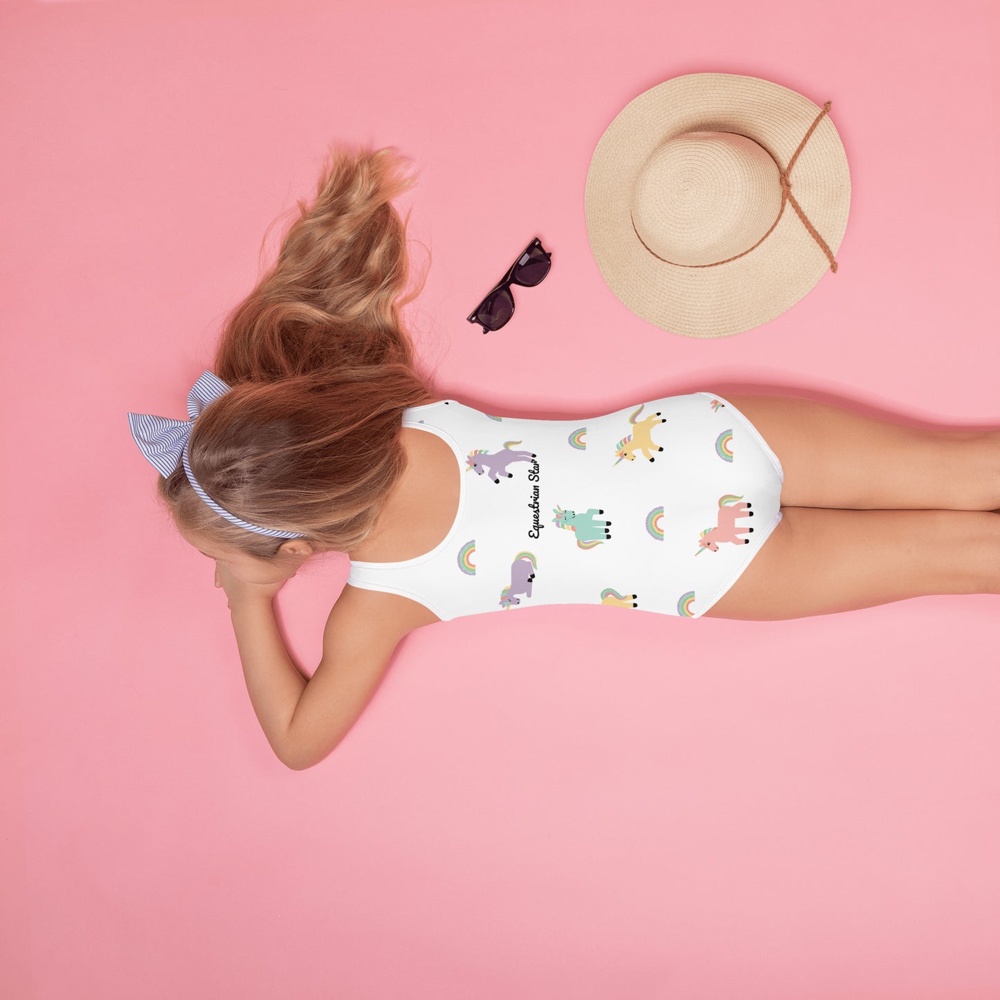 All-Over Unicorn Kids Swimsuit