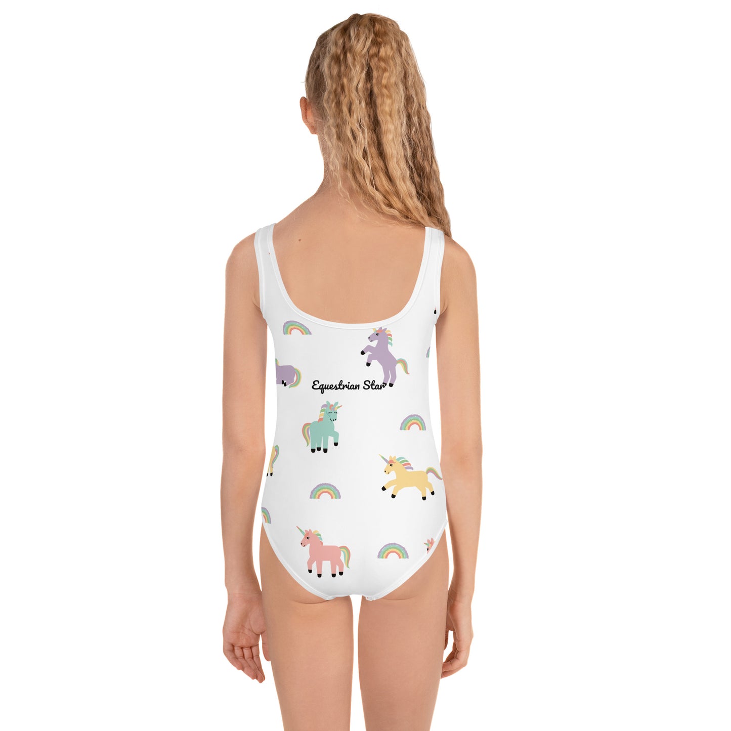 All-Over Unicorn Kids Swimsuit