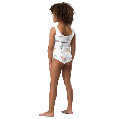 All-Over Unicorn Kids Swimsuit