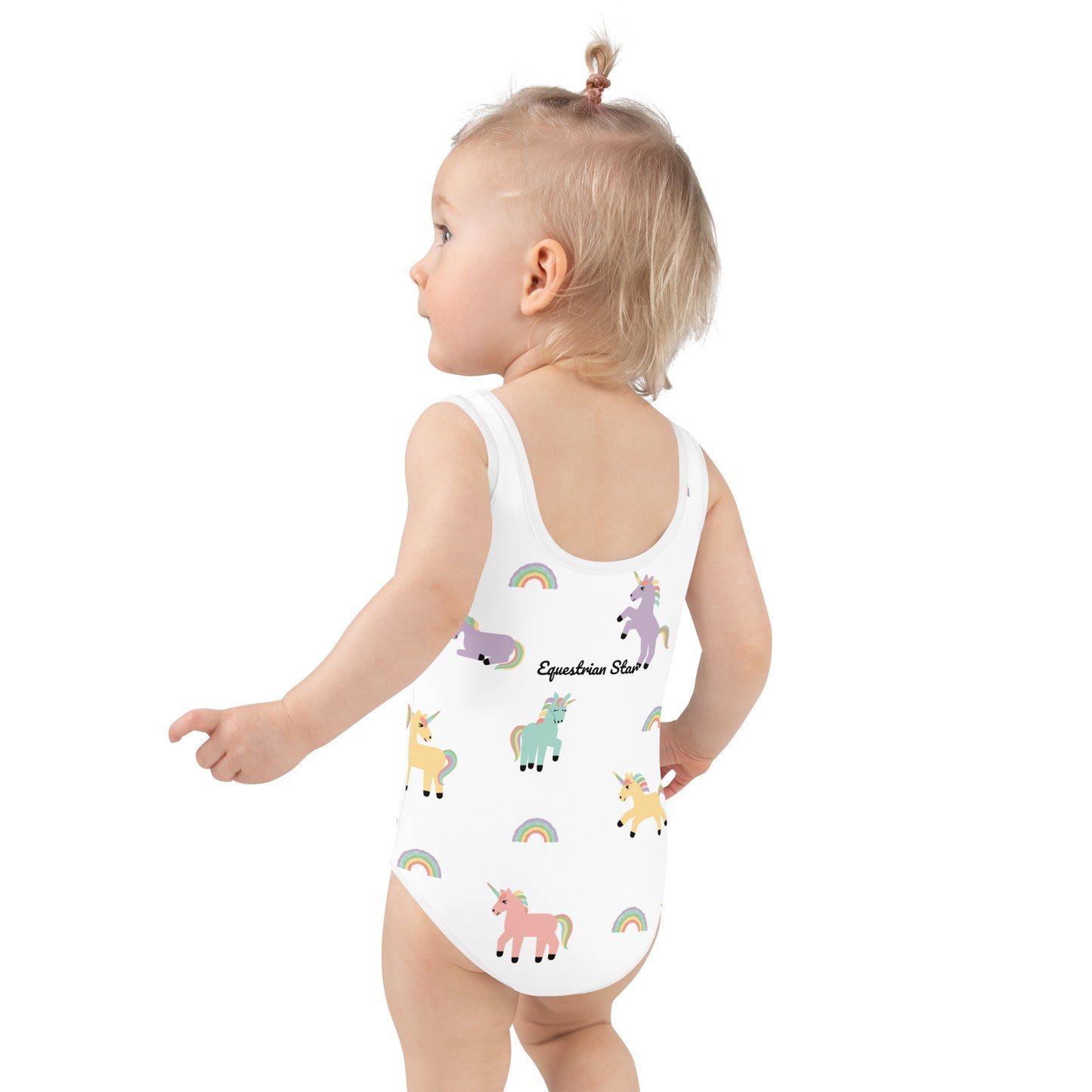 All-Over Unicorn Kids Swimsuit