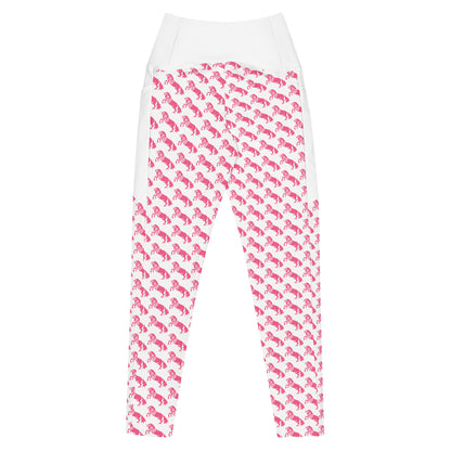 Pink Pony Leggings with pockets