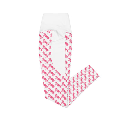 Pink Pony Leggings with pockets