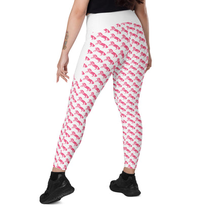 Pink Pony Leggings with pockets