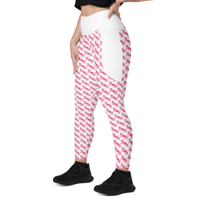 Pink Pony Leggings with pockets