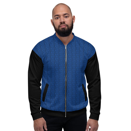 Unisex Blue Bomber Jacket